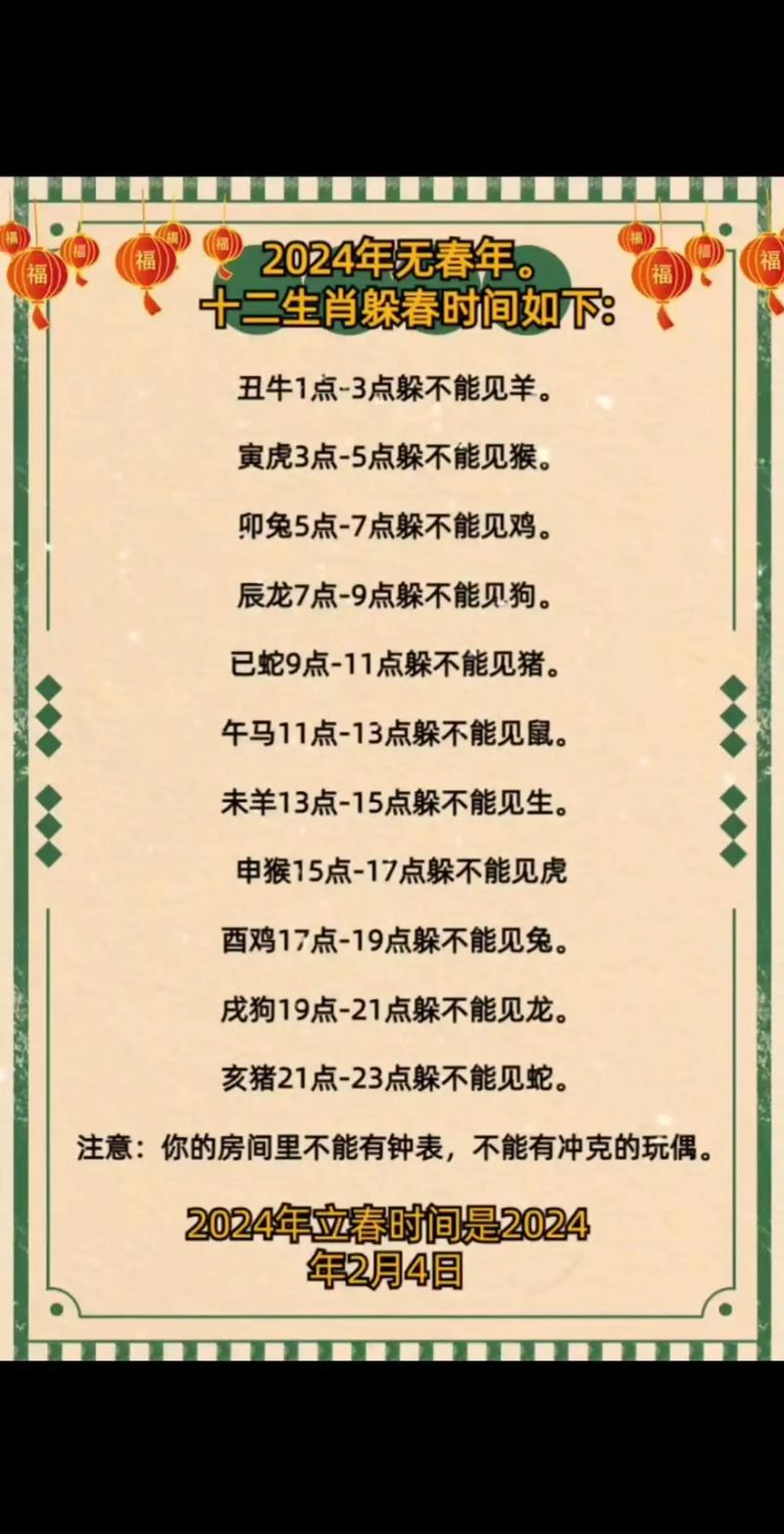 包含立春打一准确生肖数字的词条