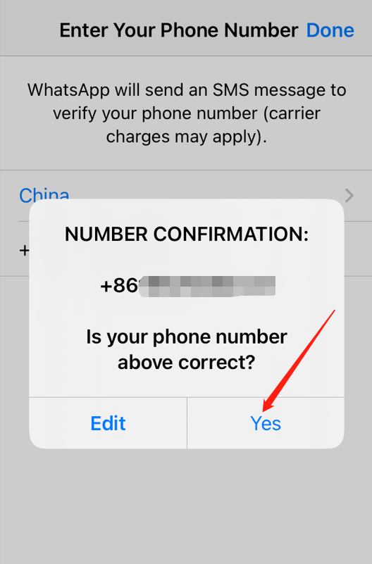 whatsapp注册无法发送短信