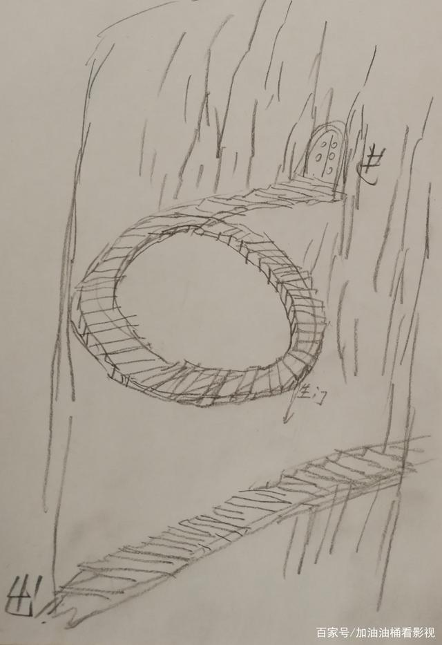 3D素描梯子的画法(梯子3d画素描简单点的)