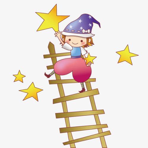 爬梯子卡通图片可爱(爬梯子卡通图片可爱版)